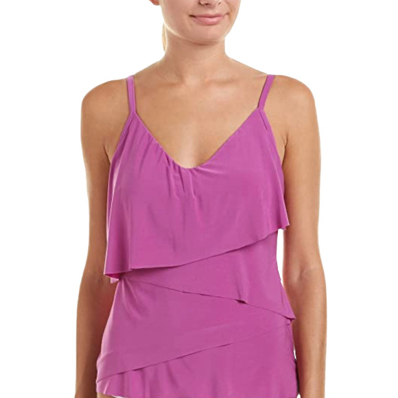 Chloe Tiered Tankini Top Bottoms | sdr.com.ec